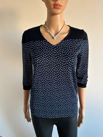 Blouse bleue marine et blanche LolaLiza taille 34 comme neuve