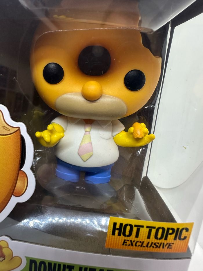 Funko Pop The Simpsons Donut Head Homer 1033 Hot Topic Exclusive 🇺🇸 - photo numéro 2