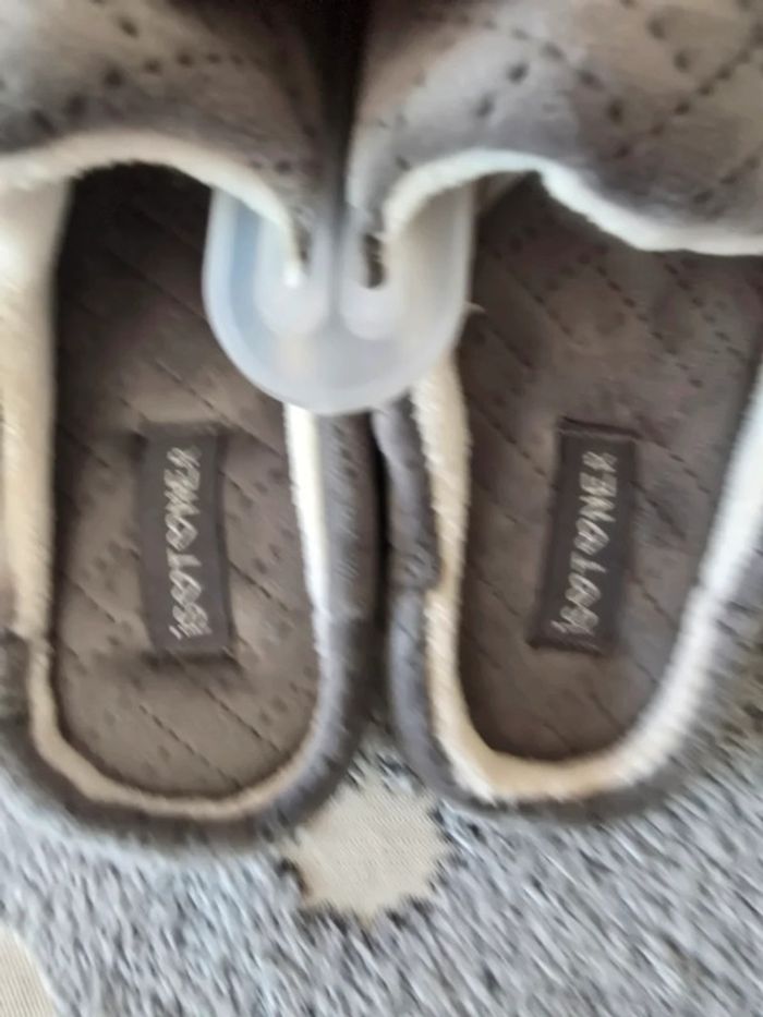 Pantoufles mules grise femme Isotoner taille 36 - photo numéro 2