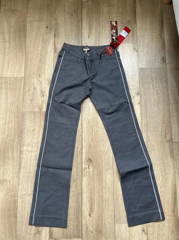 Jean School rag gris clair tribu twill stretch W27