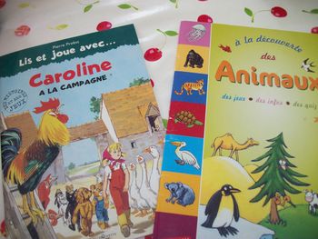 2 livrets jeux caroline