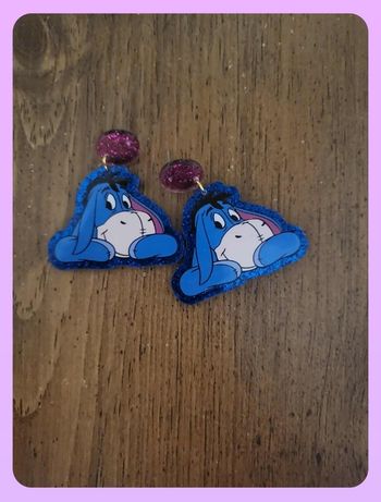 Boucles d'oreilles Bourriquet winnie l'ourson