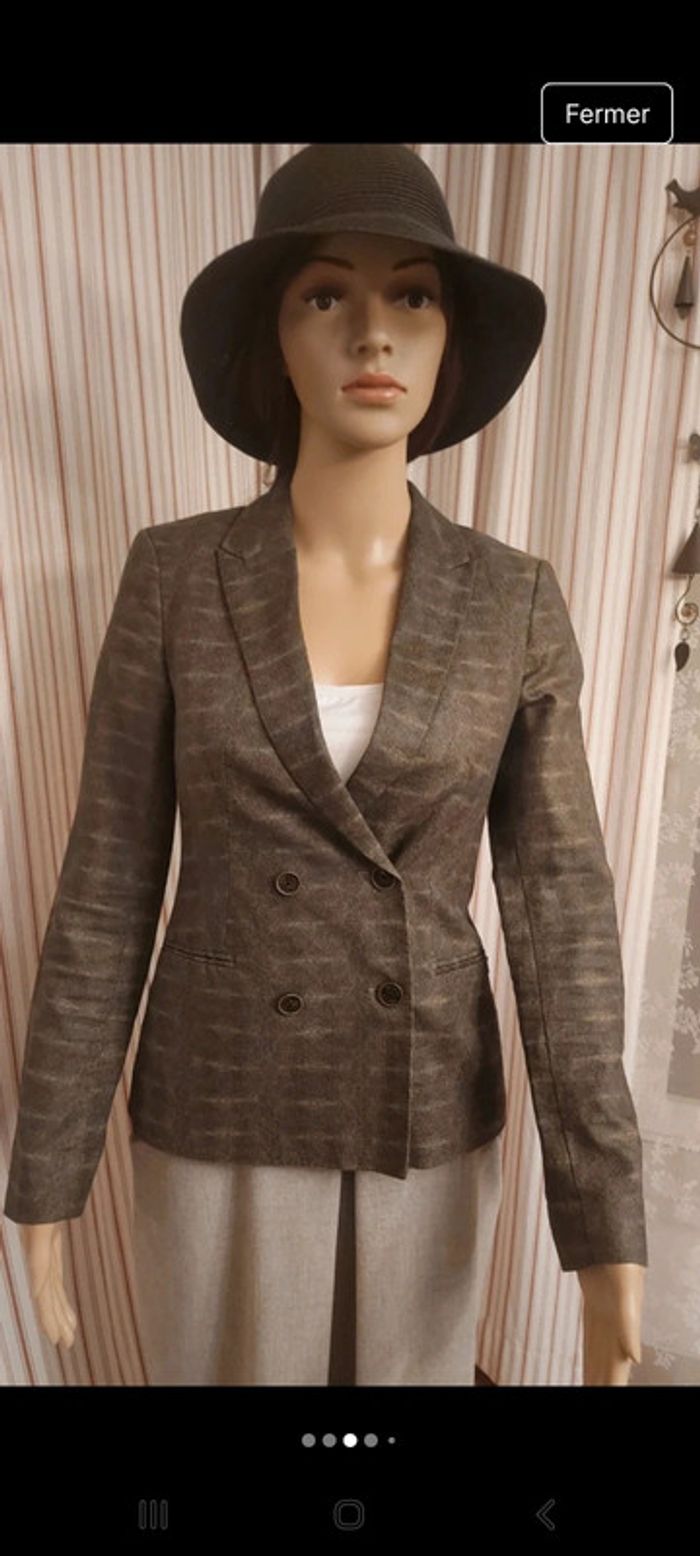Blazer Maison Scotch p'tite taille 34/36 - photo numéro 3