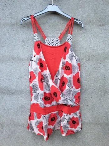 Tunique coquelicot