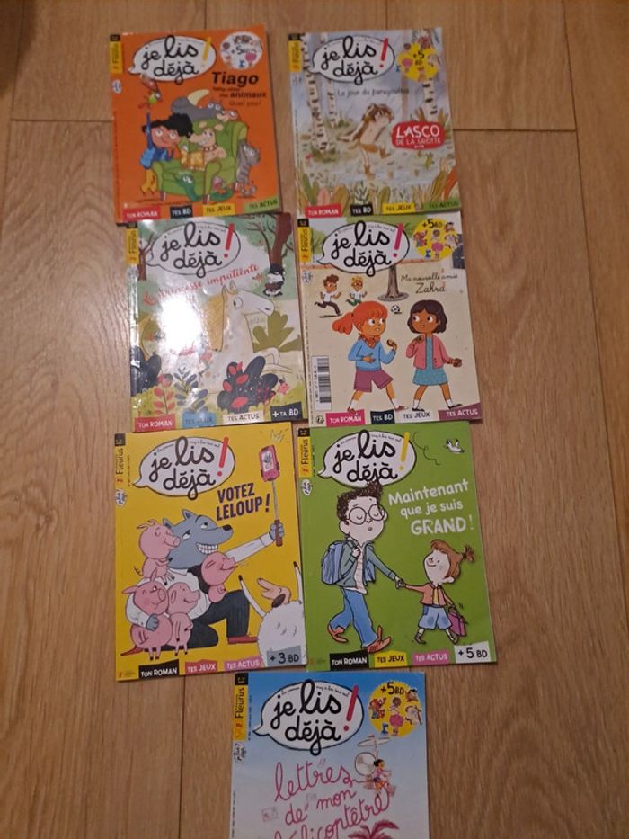 Lot de 7 Je lis déjà