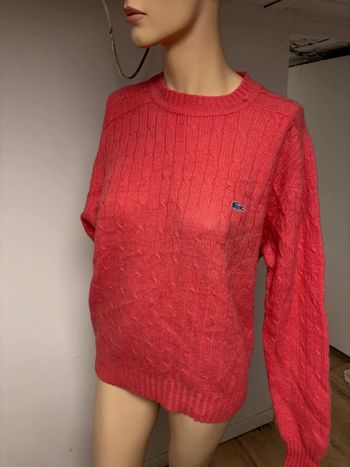 Pull en laine mérinos Lacoste zod vintage