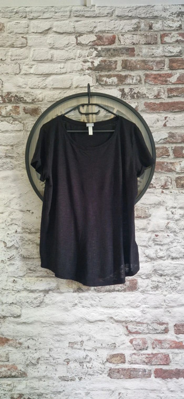 T-shirt noir H&M