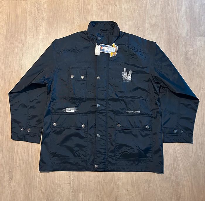 Veste imperméable brodée Studio Aventures Droopy - Bleu marine - Taille XL - Neuf