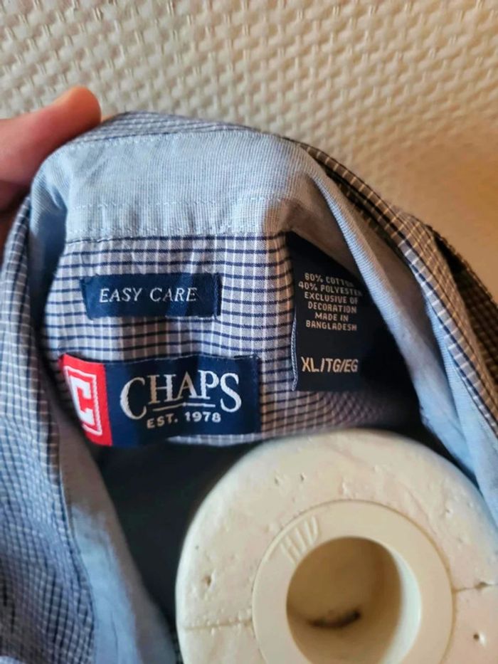 Magnifique chemise à carreaux Chaps taille XL Ref LN222 - photo numéro 4