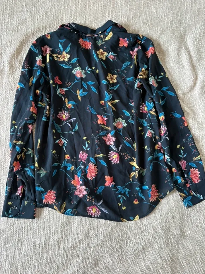 Chemise one step fleuri taille 38 - photo numéro 2