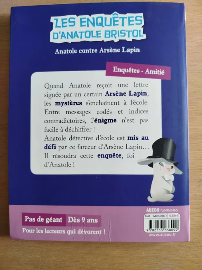 roman "Les enquêtes d'Anatole Bristol" tome 5 - photo numéro 2