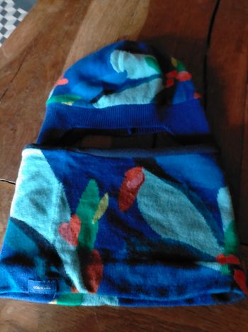 Ens. Bonnet + snood catimini 3/4 ans