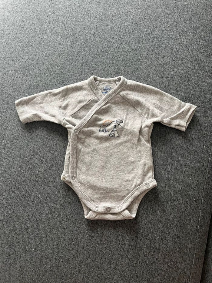 👶 Lot de 6 bodies croisés bébé Naissance/Taille 1 mois (50cm) - photo numéro 6