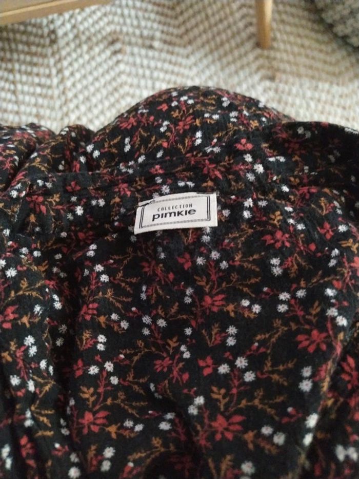 Blouse manche longue à fleurs - photo numéro 2