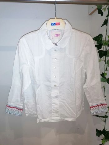Chemise coton blanc 6ans