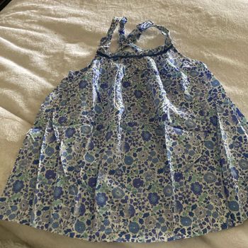 Blouse fine bretelles Jacadi, huit ans