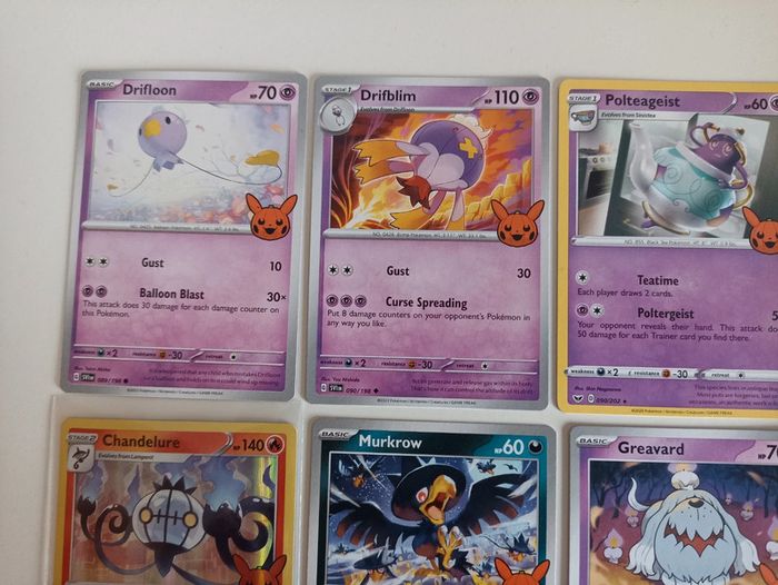Lot 12 cartes Pokémon trick or trade - photo numéro 2