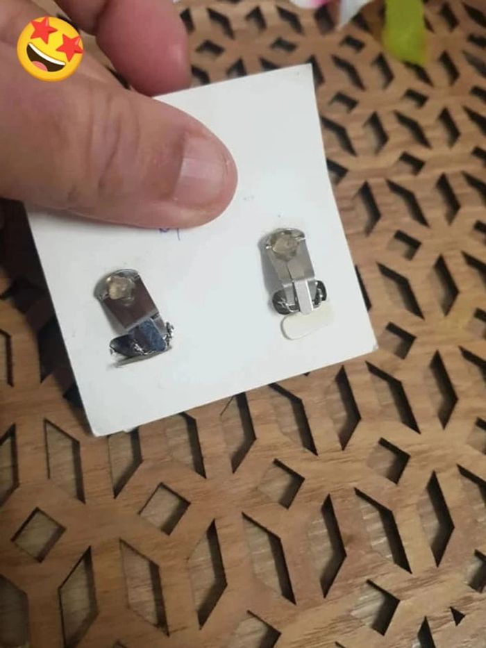 Boucles d'oreilles Vintage neuves - photo numéro 3