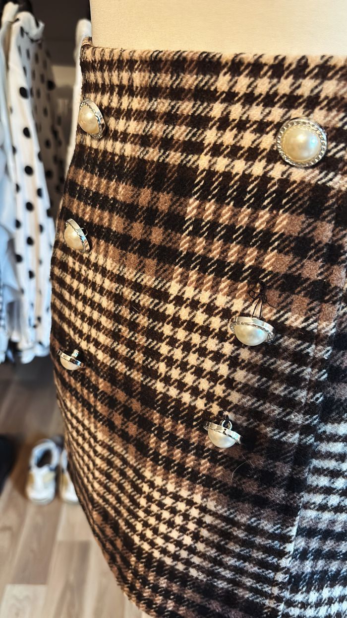 Jupe à carreaux automnale Boutique Indépendante T34 - photo numéro 2