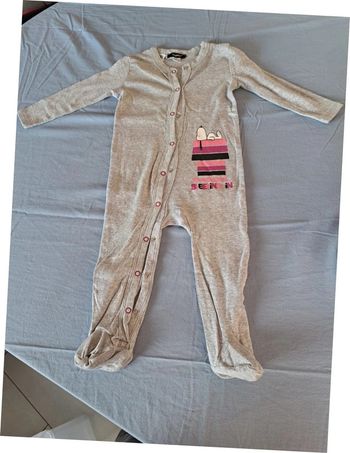 Pyjamas léger avec pied Peanuts Snoopy