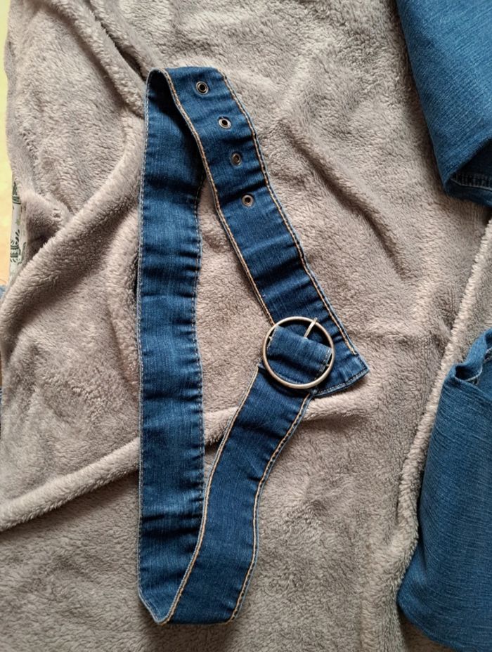 Jean taille basse bleu - photo numéro 4