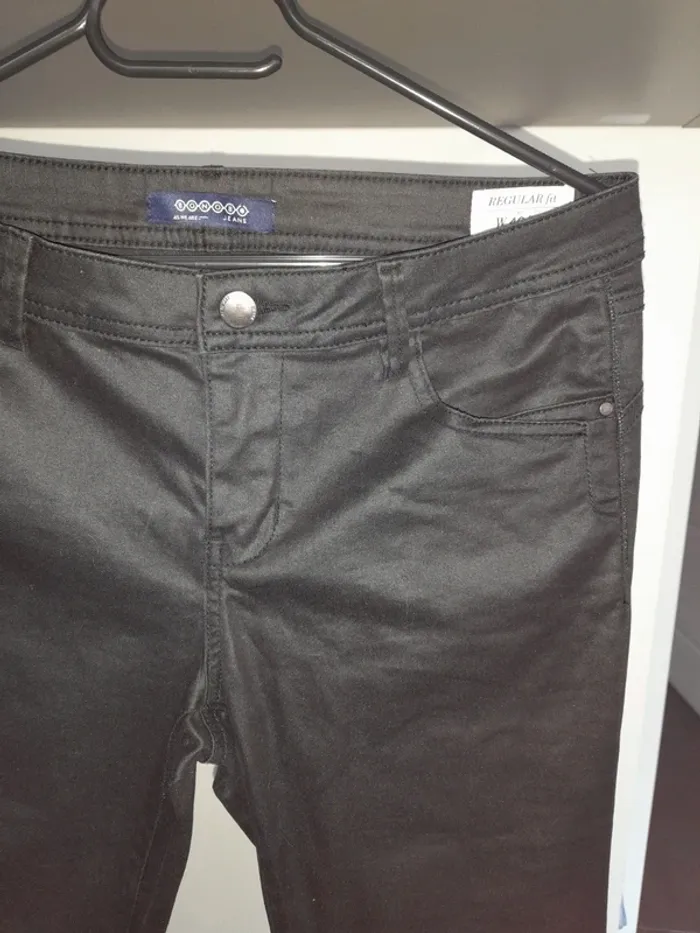 Jean noir regular fit taille 40 bonobo - photo numéro 2