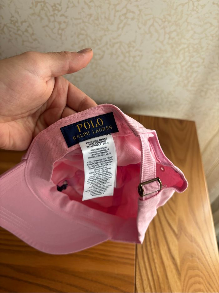 Casquette Ralph Lauren  Rose - photo numéro 3