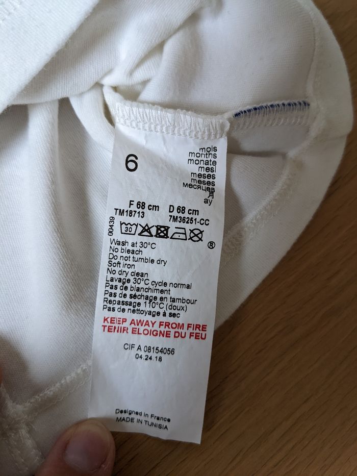 Absorba - Ensemble haut manches longues + pantalon - Taille 6 mois - photo numéro 6