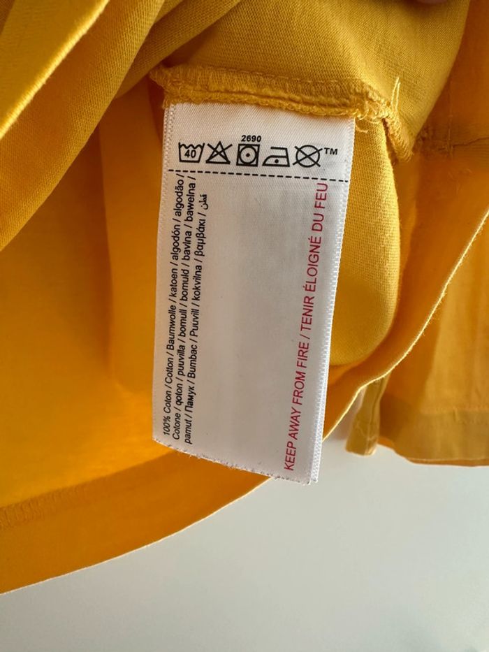 Longue manche jaune basketball taille M - photo numéro 4