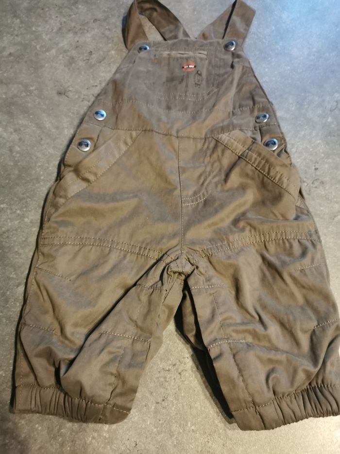 Salopette doublée polaire, DPAM, 3 mois.