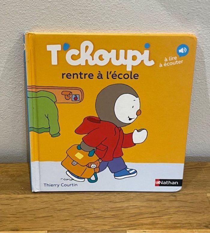 Livre tchoupi rentre à l’école