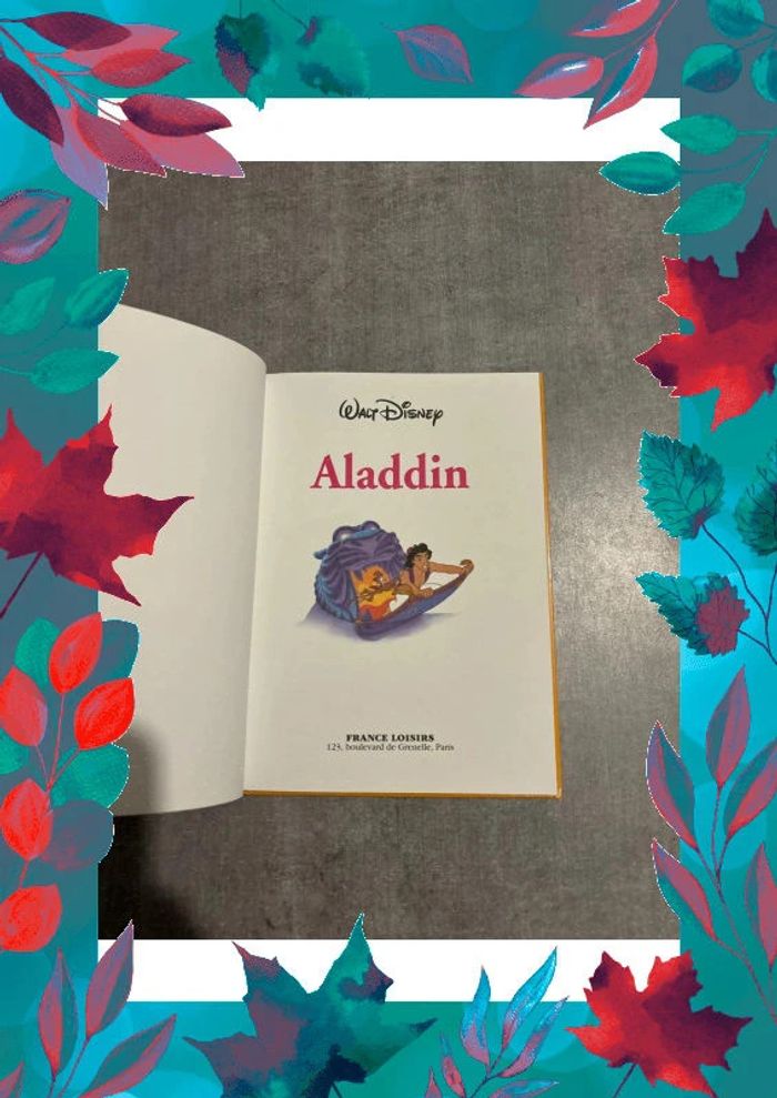 Livre Disney Aladdin - photo numéro 2