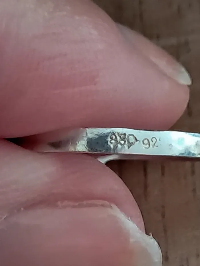 Petite bague délicate argent et marcassites - photo numéro 5
