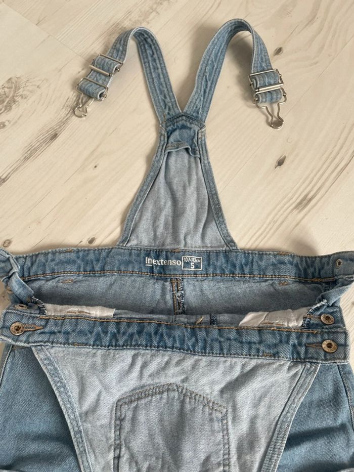 Salopette short en jean 5 ans état neuf - photo numéro 2
