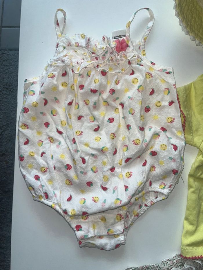 Lot 6 mois orchestra fille violette et janvier petit bateau bob les ptits cailloux - photo numéro 4