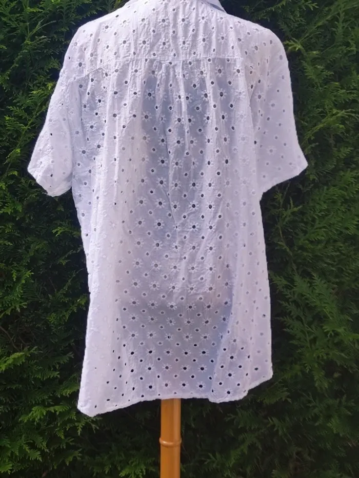 💮 Marguerites broderie anglaise 🌸 taille unique jusqu'au 46 - photo numéro 5