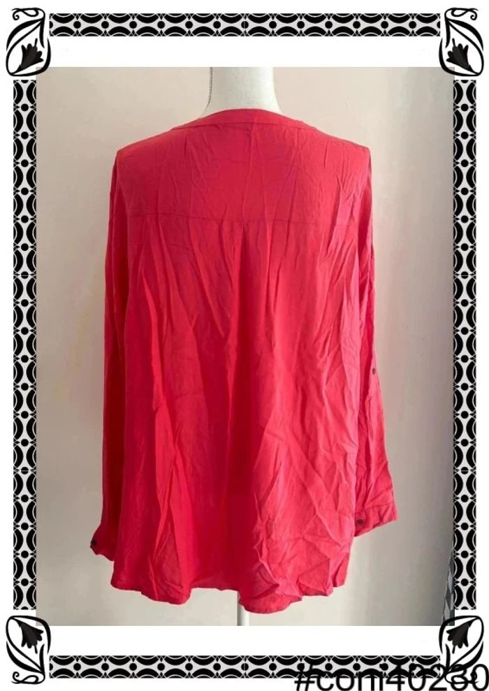 Blouse Manches Longues Rose - Taille 46 - photo numéro 3