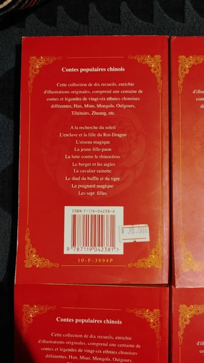 Lot de 4 livres compte populaire chinois - photo numéro 6