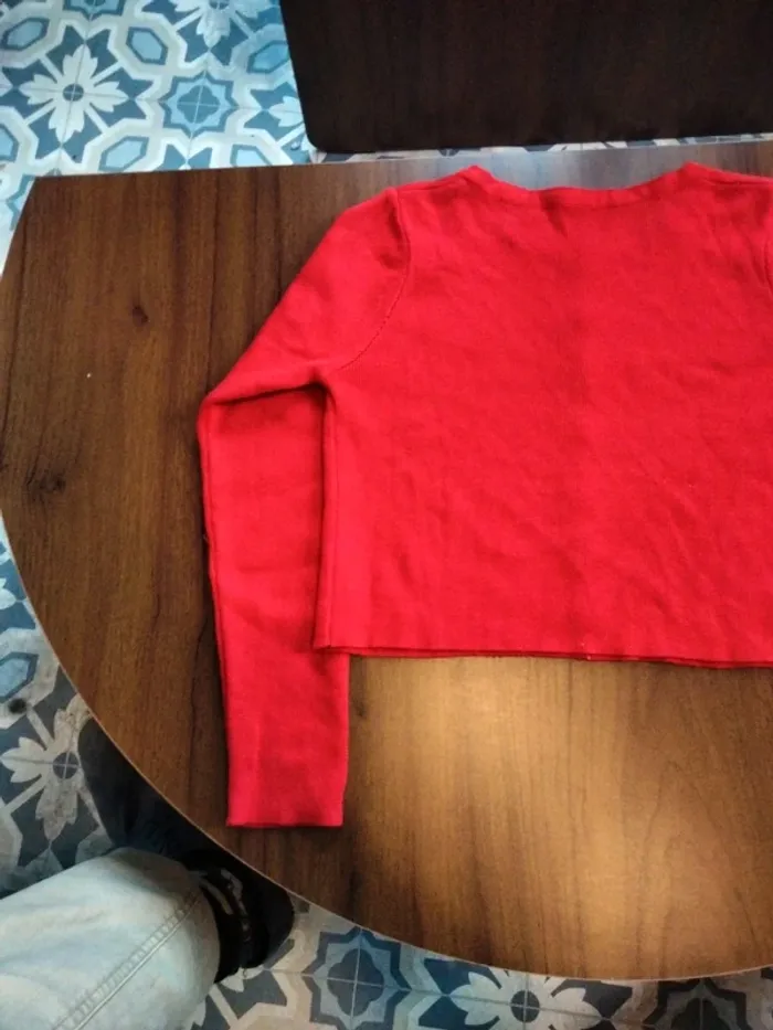 Top rouge taille S - photo numéro 5