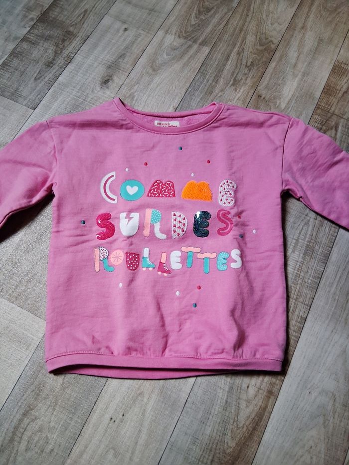 Sweat fille rose 6 ans