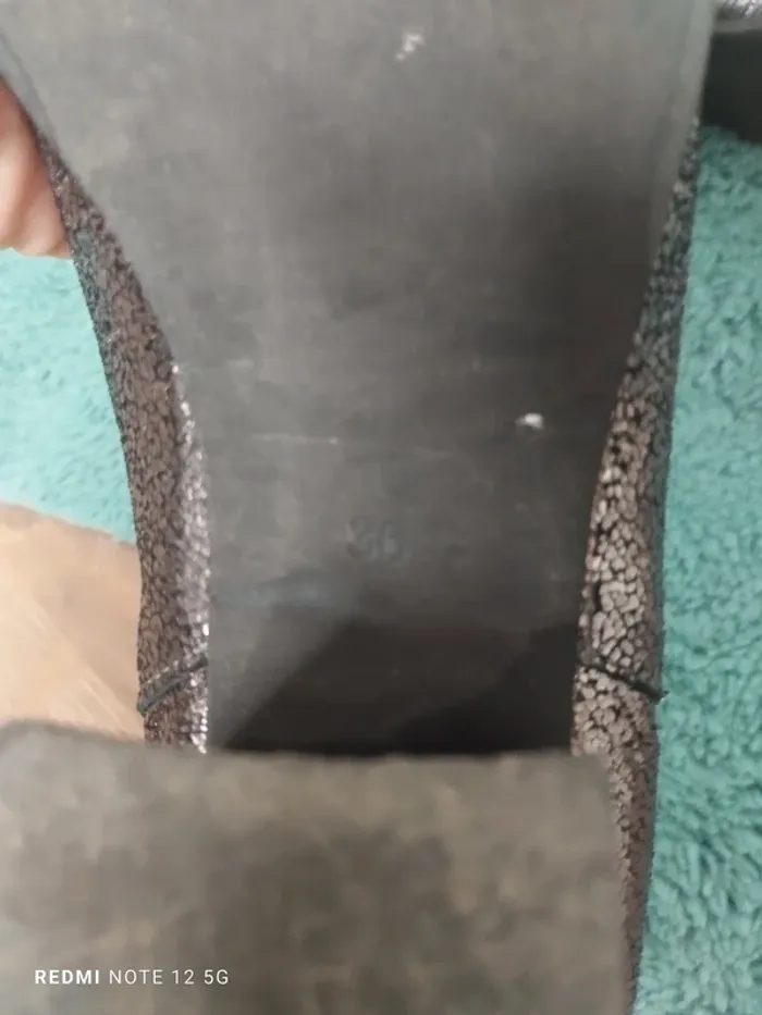 Jolie paire de Bottines Argenté Morgan pointure 36 - photo numéro 10