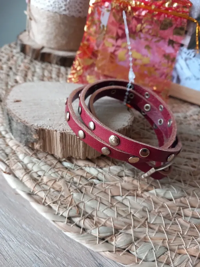 Bracelet ikita neuf en cuir - photo numéro 6