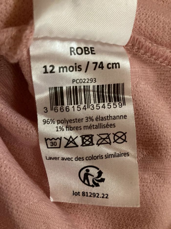Robe hiver manches courtes - 12 mois - photo numéro 5