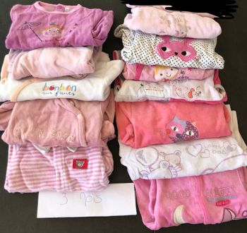 Lot de 12 pyjamas 3 mois