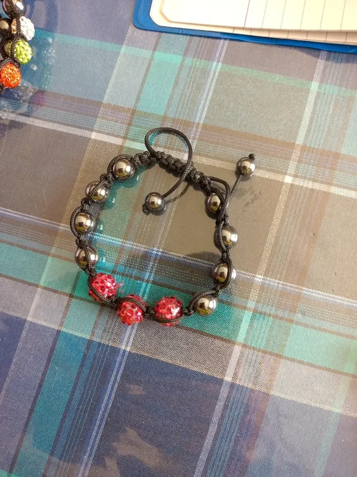 Lot de 6 bracelets Shamballa - photo numéro 3