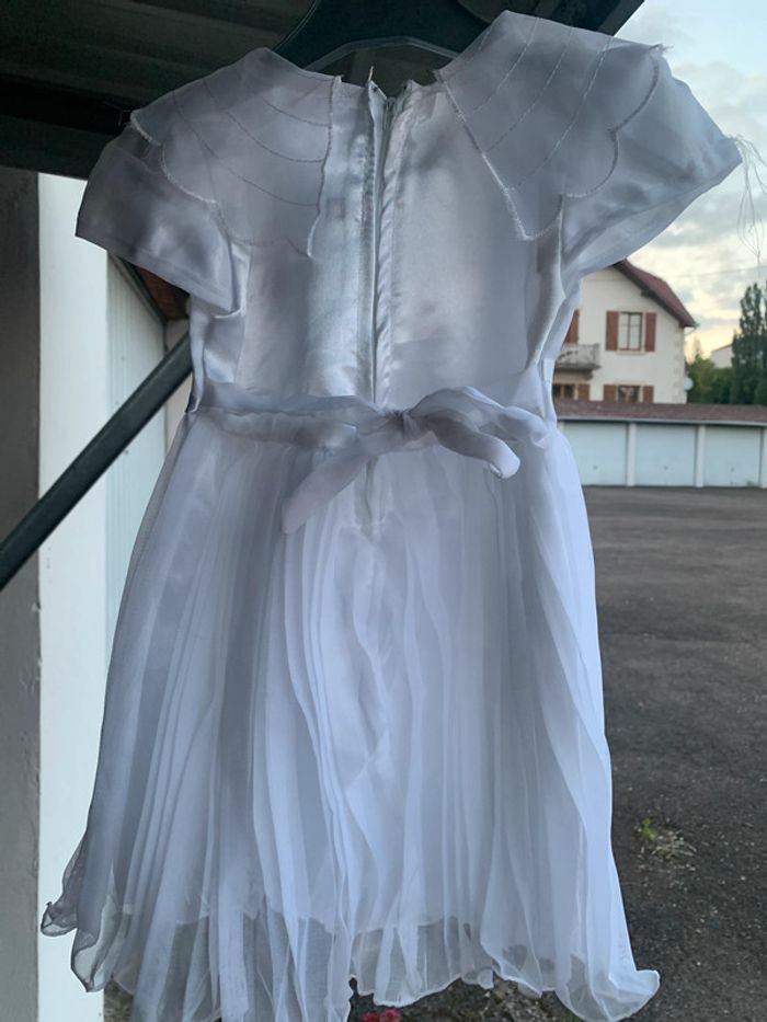 Robe blanche bébé 6 mois , baptême événement, naissance - photo numéro 2
