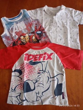 Lot de 3 t-shirts 3/4 ans 
