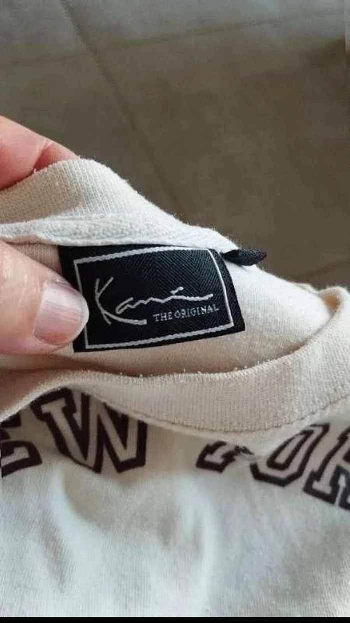 Tee-shirt homme crème avec  écritures - Taille  S, neuf  - 100%  coton excellent état - photo numéro 3