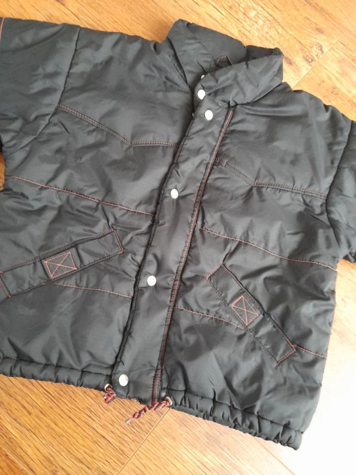 Beau blouson style Aviateur Noir 4ans - photo numéro 3