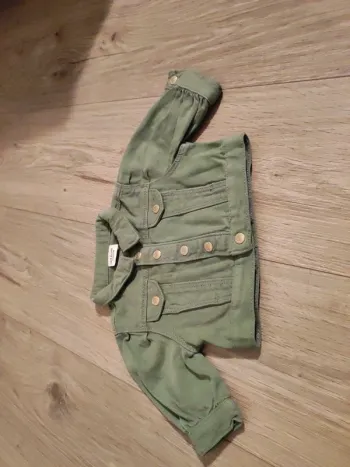 Veste kaki tape à l'oeil